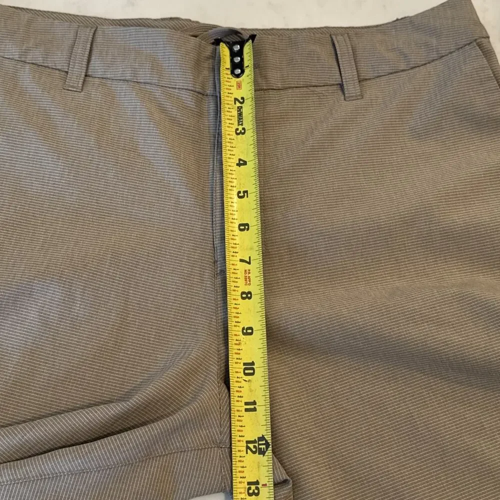 Hang Ten Men’s Tan Stretch Flat Front Chino Shorts 10